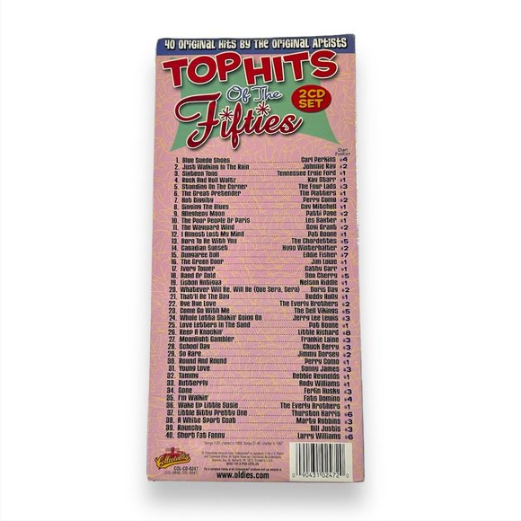 Top Hits of the Fifties- 2 CD Set - SEALED - Picture 2 of 5